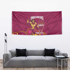 NRL Broncos Rugby Custom Tapestry Premiers Trophy Carn The Bronx - Aussie Hoodie