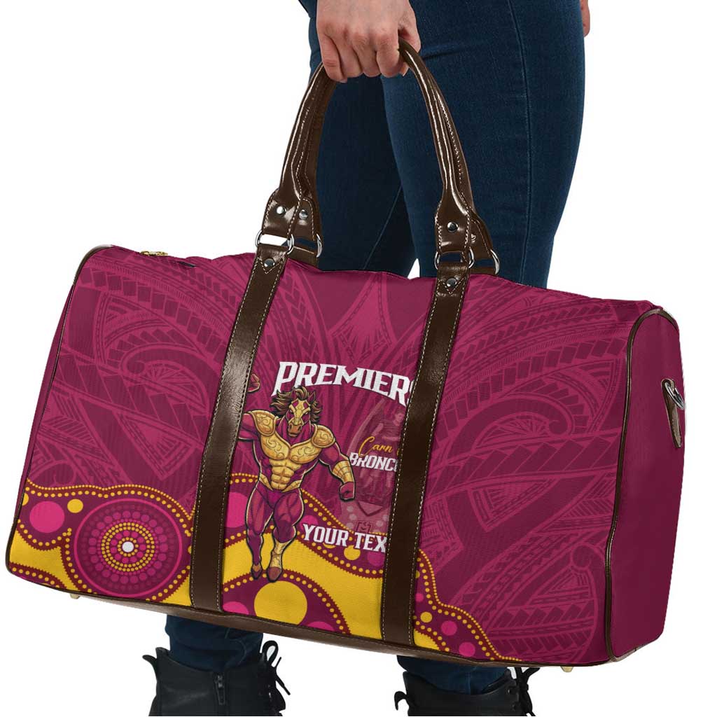 NRL Broncos Rugby Custom Travel Bag Premiers Trophy Carn The Bronx - Aussie Hoodie