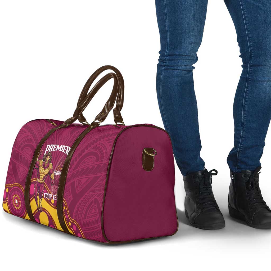 NRL Broncos Rugby Custom Travel Bag Premiers Trophy Carn The Bronx - Aussie Hoodie