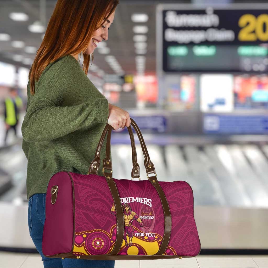 NRL Broncos Rugby Custom Travel Bag Premiers Trophy Carn The Bronx - Aussie Hoodie