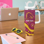 NRL Broncos Rugby Custom Tumbler With Handle Premiers Trophy Carn The Bronx - Aussie Hoodie