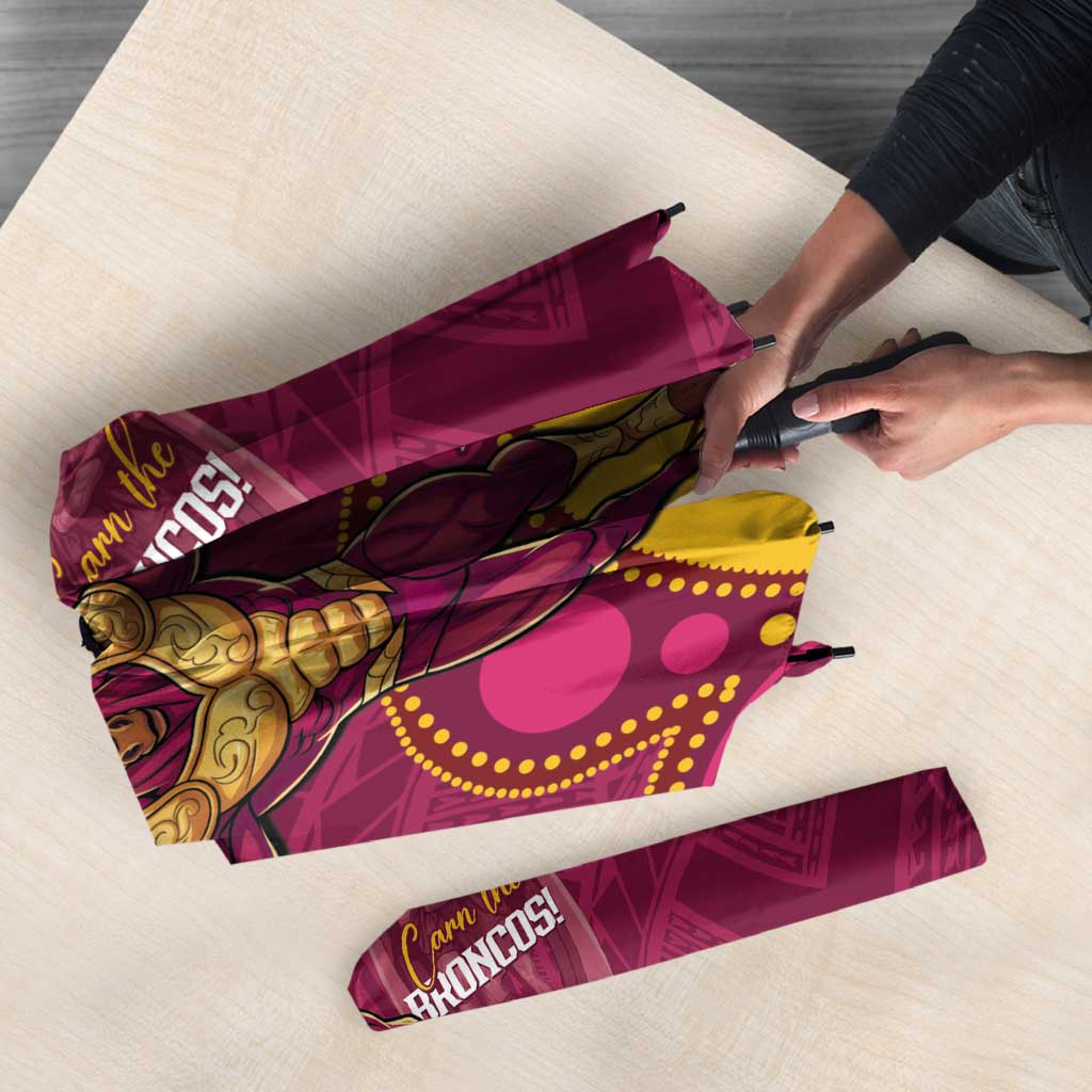 NRL Broncos Rugby Custom Umbrella Premiers Trophy Carn The Bronx - Aussie Hoodie
