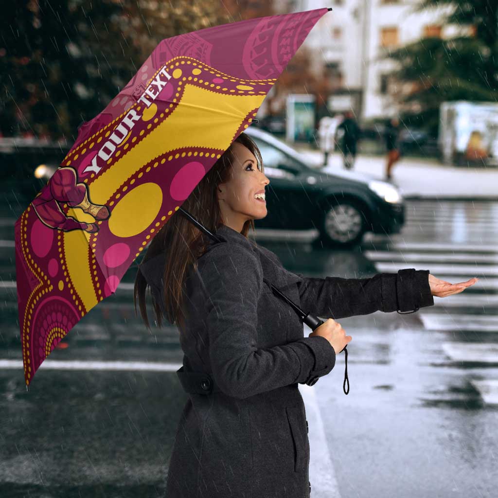 NRL Broncos Rugby Custom Umbrella Premiers Trophy Carn The Bronx - Aussie Hoodie