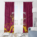 NRL Broncos Rugby Custom Window Curtain Premiers Trophy Carn The Bronx - Aussie Hoodie