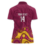 NRL Broncos Rugby Custom Women Polo Shirt Premiers Trophy Carn The Bronx - Aussie Hoodie
