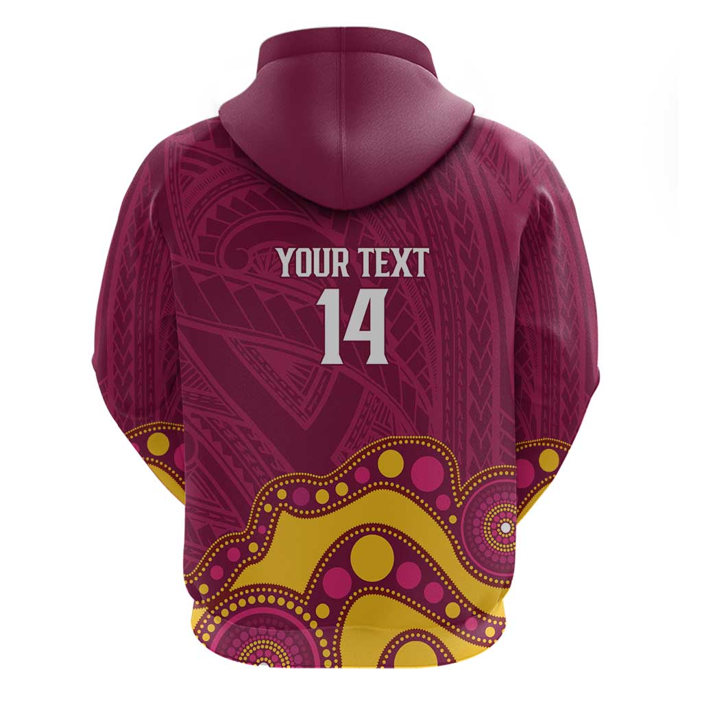 NRL Broncos Rugby Custom Zip Hoodie Premiers Trophy Carn The Bronx - Aussie Hoodie