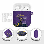 NRL Melbourne Rugby Custom AirPods Case Premiers Trophy Ride The Storm - Aussie Hoodie