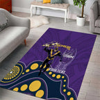 NRL Melbourne Rugby Custom Area Rug Premiers Trophy Ride The Storm - Aussie Hoodie