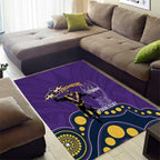 NRL Melbourne Rugby Custom Area Rug Premiers Trophy Ride The Storm - Aussie Hoodie
