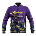 NRL Melbourne Rugby Custom Baseball Jacket Premiers Trophy Ride The Storm - Aussie Hoodie