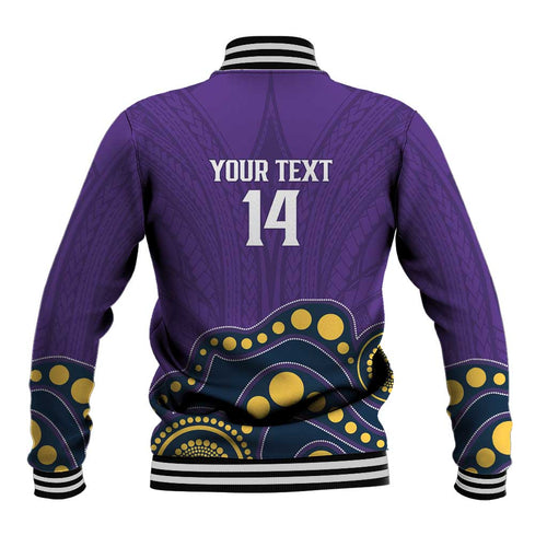 NRL Melbourne Rugby Custom Baseball Jacket Premiers Trophy Ride The Storm - Aussie Hoodie