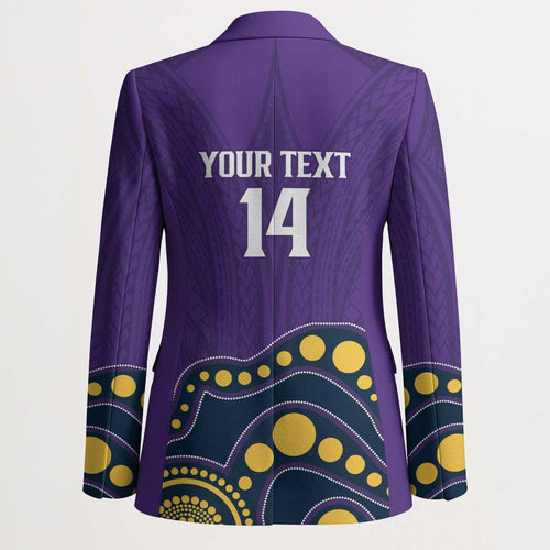 NRL Melbourne Rugby Custom Blazer Premiers Trophy Ride The Storm - Aussie Hoodie