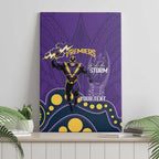 NRL Melbourne Rugby Custom Canvas Wall Art Premiers Trophy Ride The Storm - Aussie Hoodie