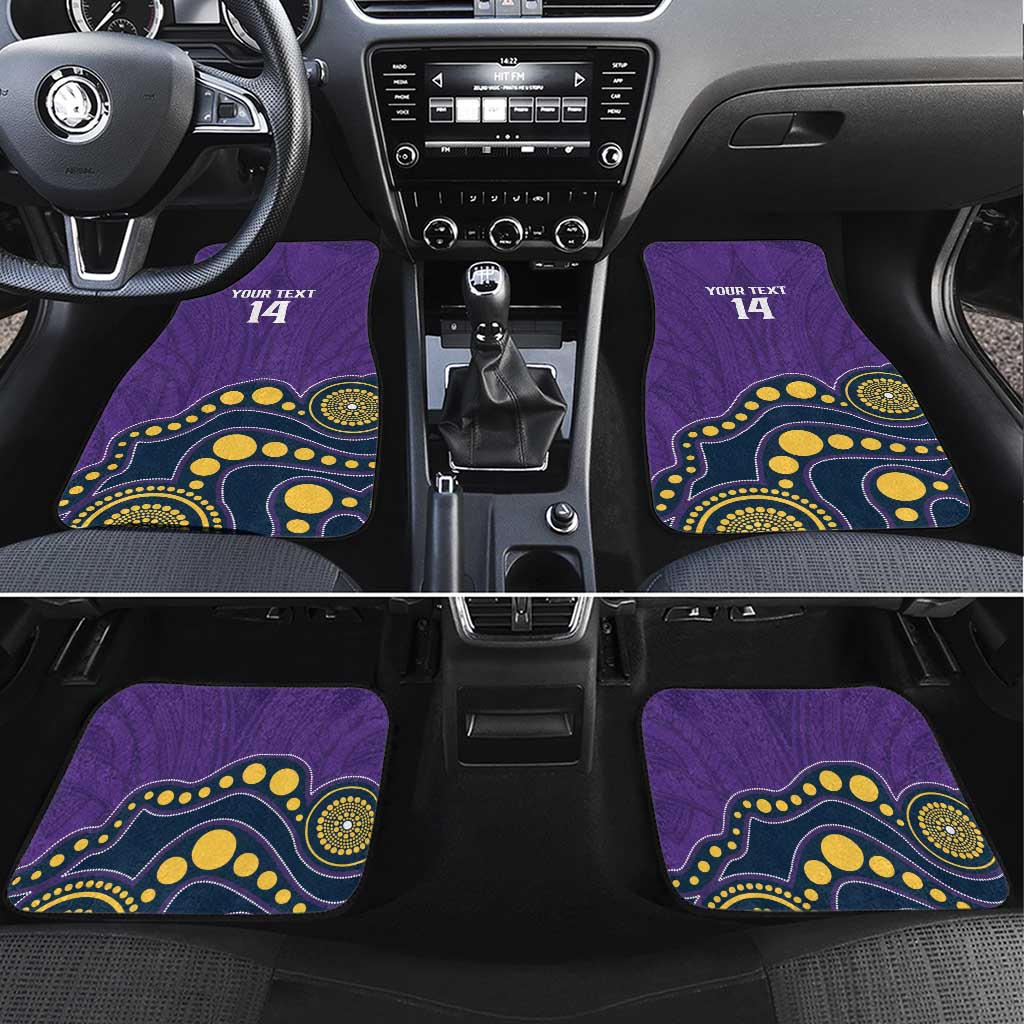 NRL Melbourne Rugby Custom Car Mats Premiers Trophy Ride The Storm - Aussie Hoodie