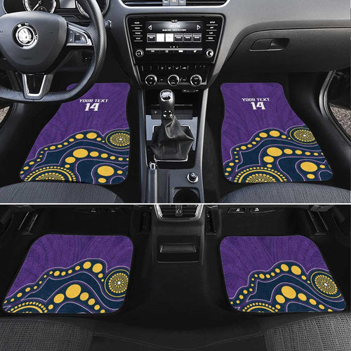 NRL Melbourne Rugby Custom Car Mats Premiers Trophy Ride The Storm - Aussie Hoodie