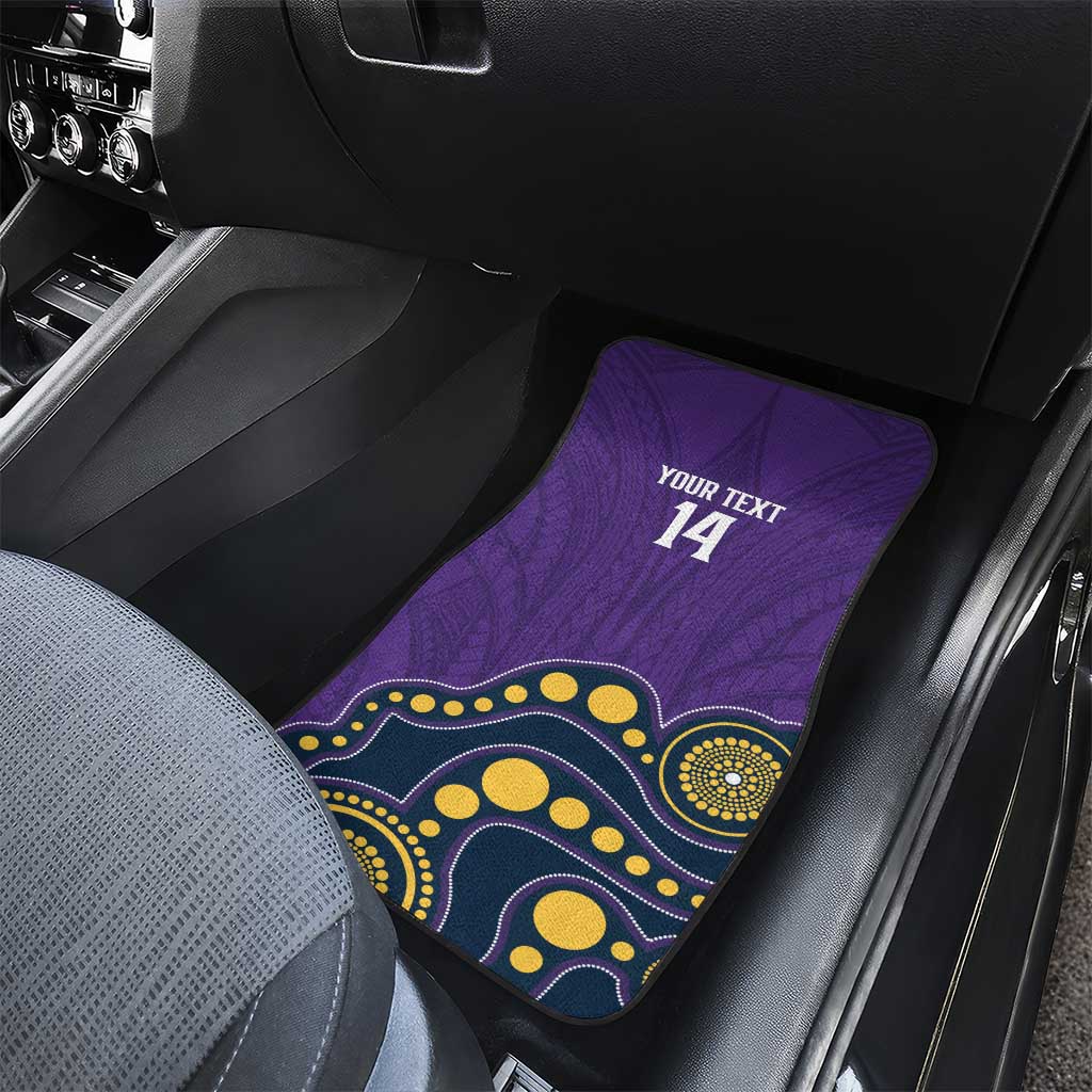 NRL Melbourne Rugby Custom Car Mats Premiers Trophy Ride The Storm - Aussie Hoodie