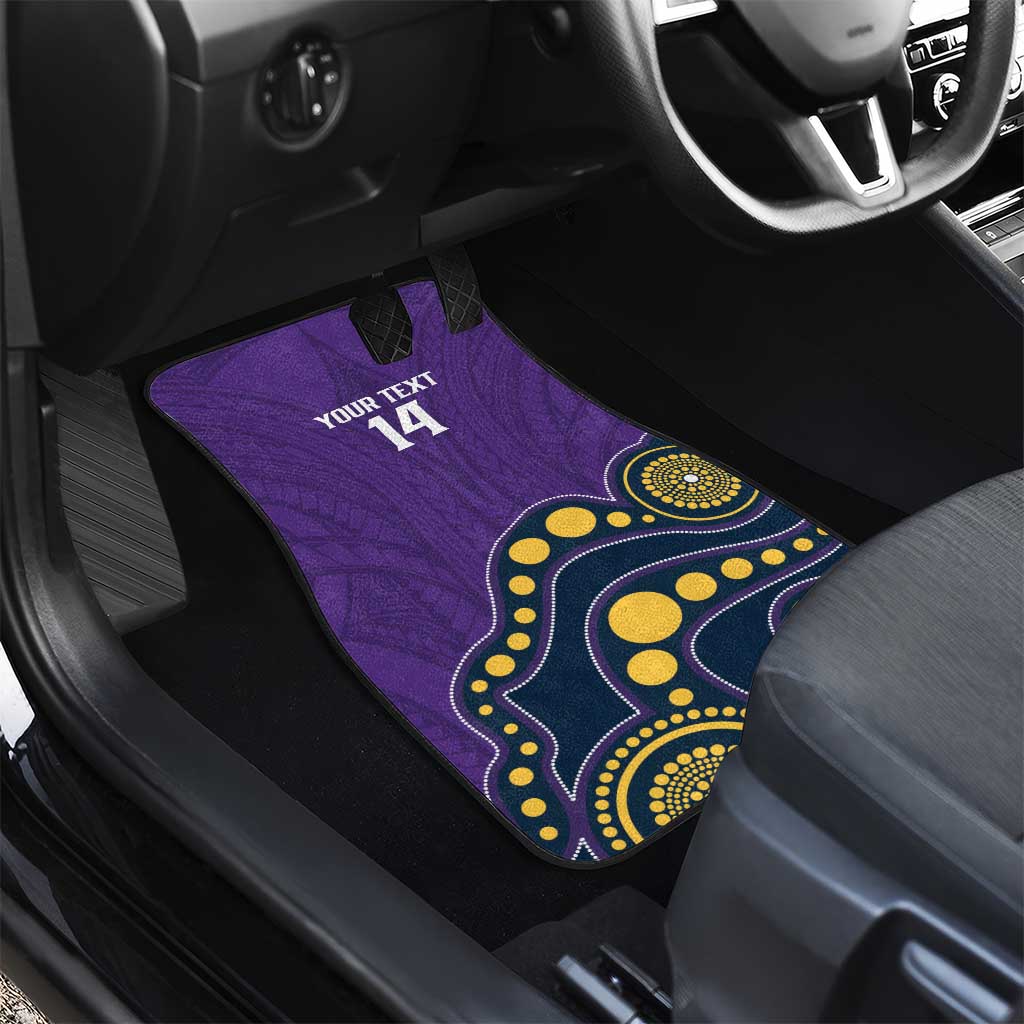 NRL Melbourne Rugby Custom Car Mats Premiers Trophy Ride The Storm - Aussie Hoodie