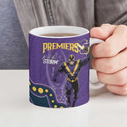 NRL Melbourne Rugby Custom Ceramic Mug Premiers Trophy Ride The Storm - Aussie Hoodie