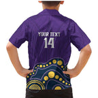 NRL Melbourne Rugby Custom Family Matching Mermaid Dress and Hawaiian Shirt Premiers Trophy Ride The Storm - Aussie Hoodie