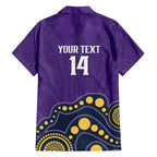 NRL Melbourne Rugby Custom Family Matching Off Shoulder Maxi Dress and Hawaiian Shirt Premiers Trophy Ride The Storm - Aussie Hoodie