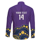 NRL Melbourne Rugby Custom Family Matching Short Sleeve Bodycon Dress and Hawaiian Shirt Premiers Trophy Ride The Storm - Aussie Hoodie