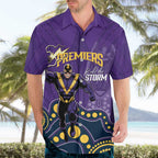 NRL Melbourne Rugby Custom Hawaiian Shirt Premiers Trophy Ride The Storm - Aussie Hoodie