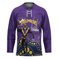 NRL Melbourne Rugby Custom Hockey Jersey Premiers Trophy Ride The Storm - Aussie Hoodie