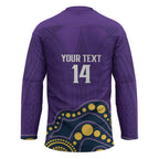 NRL Melbourne Rugby Custom Hockey Jersey Premiers Trophy Ride The Storm - Aussie Hoodie