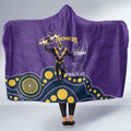NRL Melbourne Rugby Custom Hooded Blanket Premiers Trophy Ride The Storm - Aussie Hoodie
