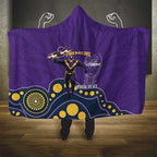 NRL Melbourne Rugby Custom Hooded Blanket Premiers Trophy Ride The Storm - Aussie Hoodie