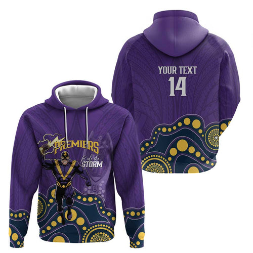 NRL Melbourne Rugby Custom Hoodie Premiers Trophy Ride The Storm - Aussie Hoodie