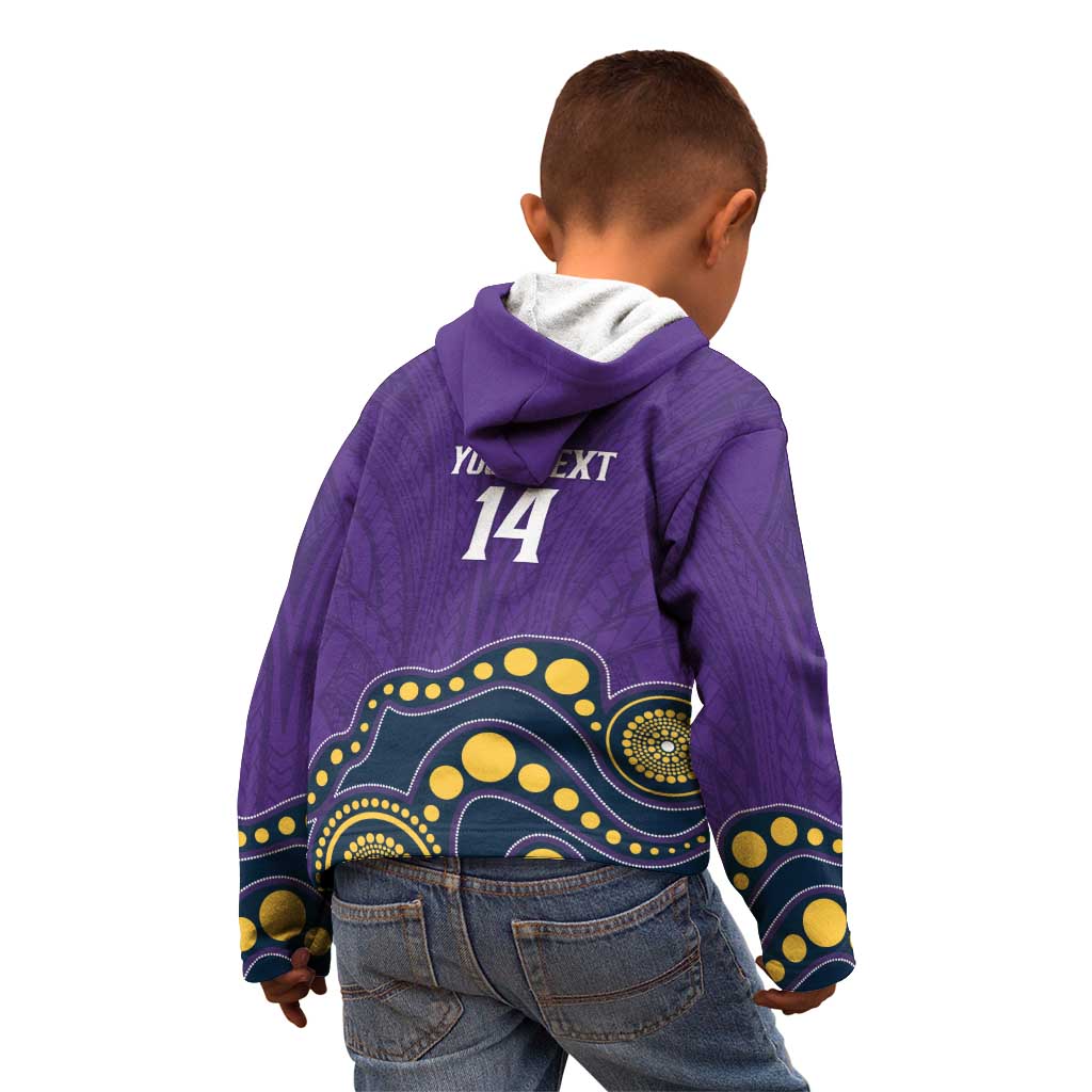 NRL Melbourne Rugby Custom Kid Hoodie Premiers Trophy Ride The Storm - Aussie Hoodie