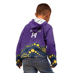 NRL Melbourne Rugby Custom Kid Hoodie Premiers Trophy Ride The Storm - Aussie Hoodie