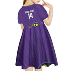 NRL Melbourne Rugby Custom Kid Short Sleeve Dress Premiers Trophy Ride The Storm - Aussie Hoodie