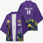 NRL Melbourne Rugby Custom Kimono Premiers Trophy Ride The Storm - Aussie Hoodie