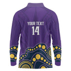 NRL Melbourne Rugby Custom Long Sleeve Polo Shirt Premiers Trophy Ride The Storm - Aussie Hoodie
