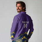 NRL Melbourne Rugby Custom Long Sleeve Polo Shirt Premiers Trophy Ride The Storm - Aussie Hoodie