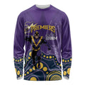 NRL Melbourne Rugby Custom Long Sleeve Shirt Premiers Trophy Ride The Storm - Aussie Hoodie