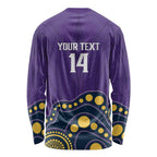 NRL Melbourne Rugby Custom Long Sleeve Shirt Premiers Trophy Ride The Storm - Aussie Hoodie