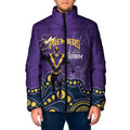 NRL Melbourne Rugby Custom Padded Jacket Premiers Trophy Ride The Storm - Aussie Hoodie