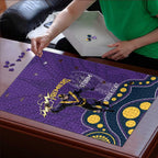 NRL Melbourne Rugby Custom Puzzle Premiers Trophy Ride The Storm - Aussie Hoodie