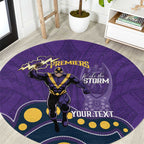 NRL Melbourne Rugby Custom Round Carpet Premiers Trophy Ride The Storm - Aussie Hoodie