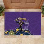 NRL Melbourne Rugby Custom Rubber Doormat Premiers Trophy Ride The Storm - Aussie Hoodie