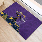 NRL Melbourne Rugby Custom Rubber Doormat Premiers Trophy Ride The Storm - Aussie Hoodie