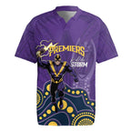 NRL Melbourne Rugby Custom Rugby Jersey Premiers Trophy Ride The Storm - Aussie Hoodie