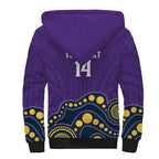 NRL Melbourne Rugby Custom Sherpa Hoodie Premiers Trophy Ride The Storm - Aussie Hoodie