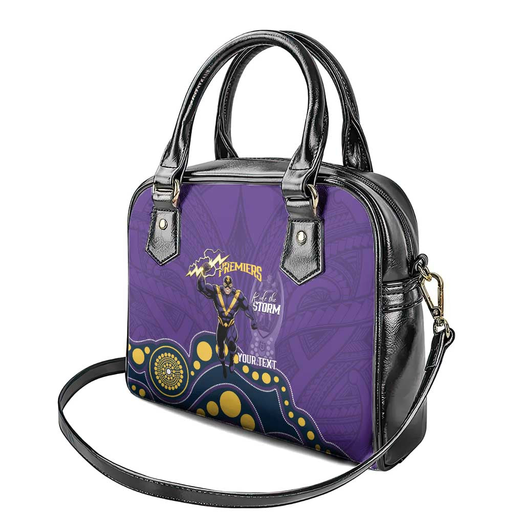 NRL Melbourne Rugby Custom Shoulder Handbag Premiers Trophy Ride The Storm - Aussie Hoodie