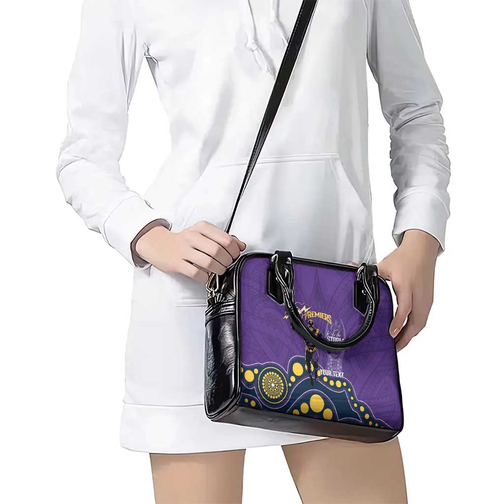 NRL Melbourne Rugby Custom Shoulder Handbag Premiers Trophy Ride The Storm - Aussie Hoodie