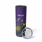 NRL Melbourne Rugby Custom Skinny Tumbler Premiers Trophy Ride The Storm - Aussie Hoodie