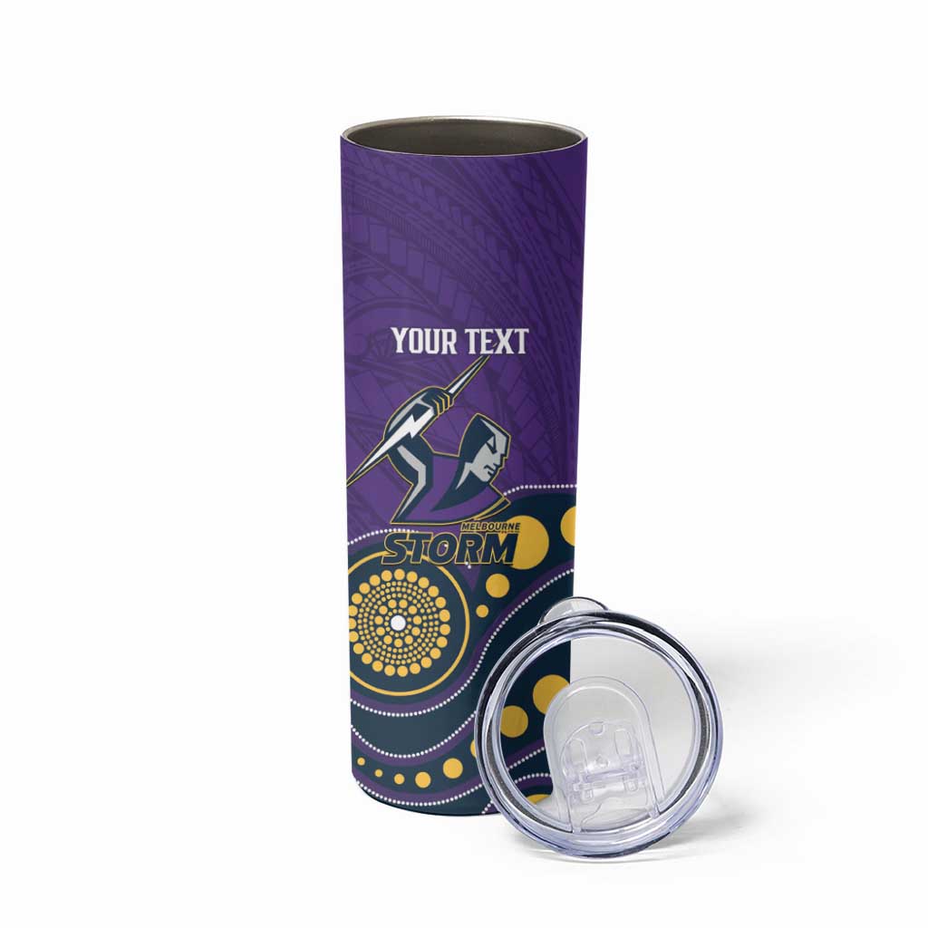 NRL Melbourne Rugby Custom Skinny Tumbler Premiers Trophy Ride The Storm - Aussie Hoodie